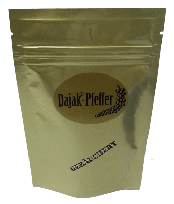Dajak-Pfeffer / weiß, geräuchert, ganz, 50g